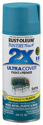 Picture of Rust-Oleum 257461-6 PK Painter's Touch 2X Ultra Cover, 6 Pack, Satin Lagoon