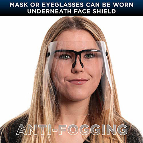GetUSCart- TCP Global Salon World Safety Face Shields with Black ...