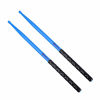 Picture of 5A Nylon Drumsticks for Drum Set Light Durable Plastic Exercise ANTI-SLIP Handles Drum Sticks for Kids Adults Musical Instrument Percussion Accessories Blue