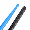 Picture of 5A Nylon Drumsticks for Drum Set Light Durable Plastic Exercise ANTI-SLIP Handles Drum Sticks for Kids Adults Musical Instrument Percussion Accessories Blue