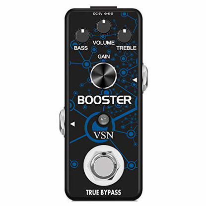 Picture of VSN Booster Guitar Effect Pedal Pure Clean Mini Boost Pedals True Bypass
