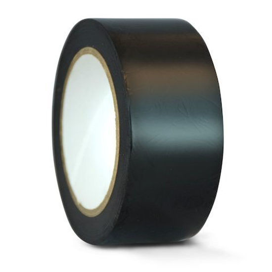 Picture of T.R.U. CVT-536 Black Vinyl Pinstriping Dance Floor Tape: 2 in. Wide x 36 yds. Several Colors