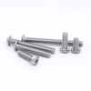 Picture of 1/4-20 x 5/8" Button Head Socket Cap Bolts Screws, 304 Stainless Steel 18-8, Allen Hex Drive, Bright Finish, Fully Machine Thread, Pack of 50