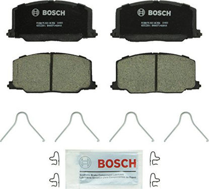 Picture of Bosch BC356 QuietCast Premium Ceramic Disc Brake Pad Set For Lexus: 1990-1991 ES250; Toyota: 1987-1991 Camry, 1988-1993 Celica; Front