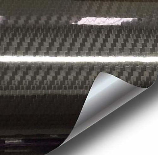 Picture of VVIVID Epoxy High Gloss Black Carbon Vinyl Automotive Wrap Film DIY Interior Easy to Install No Mess (2.5ft x 5ft)