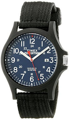 Picture of Timex Men's TW4999900 Expedition Acadia Blue/Black Nylon Strap Watch