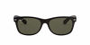 Picture of Ray-Ban RB2132 New Wayfarer Sunglasses, Black Rubber/Polarized Green, 55 mm