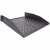 Picture of NavePoint 2U 19-Inch Universal Vented Rack Mount Cantilever Server Cabinet Shelf 18-Inches Deep with Lip Black