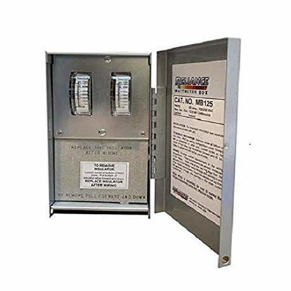 Picture of Reliance Controls MB125 Indoor 50-Amp Wattmeter Box