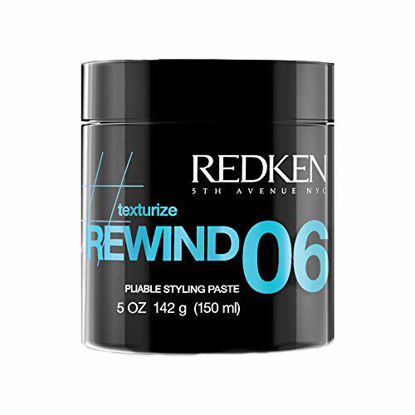 Picture of Redken Rewind 06 Styling Paste | For All Hair Types | Adds Lightweight, Flexible Texture & Moisture | Medium Hold | 5 Oz