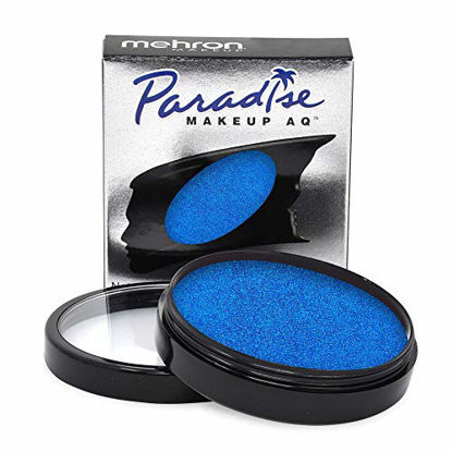 Picture of Mehron Makeup Paradise Makeup AQ Face & Body Paint (1.4 oz) (Brillant Azur Dark Blue)