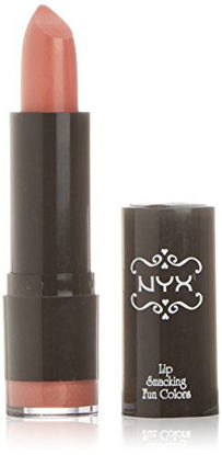 Picture of NYX PROFESSIONAL MAKEUP Extra Creamy Round Lipstick - Indian Pink Peachy Pink With Gold Shimmer