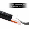 Picture of Eyelash Extensions 0.03mm D Curl 13mm Supplies Matte Black Individual Eyelashes Salon Use|0.03/0.05/0.07/0.10/0.15/0.20mm C/D Single 8-18mm Mix 8-15mm|0.03 D 13mm
