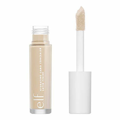 Picture of e.l.f., Hydrating Camo Concealer, Lightweight, Full Coverage, Long Lasting, Conceals, Corrects, Covers, Hydrates, Highlights, Light Peach, Satin Finish, 25 Shades, All-Day Wear, 0.20 Fl Oz
