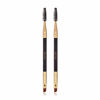 Picture of 2pcs Docolor Duo Eyebrow Brush, Professional Eye Makeup Tool, Eyeshadow Brush and Spoolie Brush Black