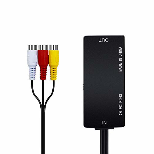 GetUSCart Composite to HDMI Converter AV to HDMI Adapter with Power