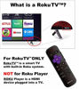 Picture of Hisense Roku TV Remote w/Volume Control & TV Power Button for All Hisense Roku TV (Roku Built-in TV, NOT Roku Player Connect w/TV)