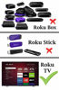 Picture of Hisense Roku TV Remote w/Volume Control & TV Power Button for All Hisense Roku TV (Roku Built-in TV, NOT Roku Player Connect w/TV)