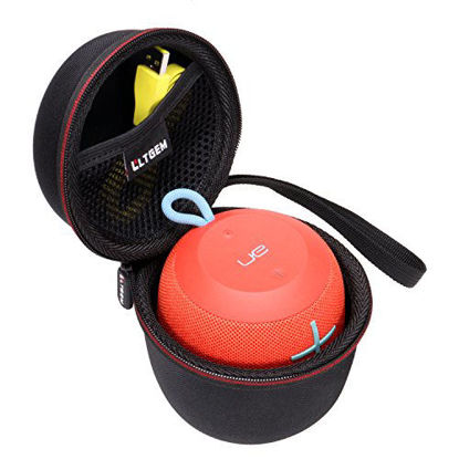 Picture of LTGEM EVA Hard Case for Ultimate Ears WONDERBOOM Portable Waterproof Bluetooth Speaker- Travel Protective Carrying Storage Bag (Black)