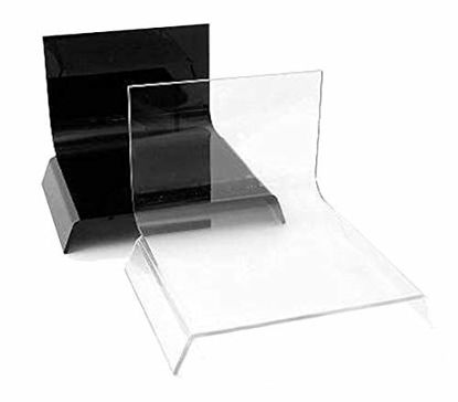 Picture of ALZO Small Riser Platform Kit Shooting Table Black and Clear, Set of 2 for Product Photography
