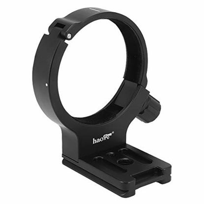 Picture of Haoge LMR-C347 Lens Collar Replacement Foot Tripod Mount Ring A II for Canon EF 300mm f/4L USM, EF 400mm f/5.6L USM, EF 70-200mm f/4L USM, EF 70-200mm f/4L is USM Lens Built-in Arca Type Plate