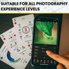 Picture of The Photography Deck Waterproof - Photography Cheat Sheet Cards - Camera Settings Cheat Sheets - Photography Idea Cards - Essential Shooting Guide - Photography Tips Reference Card