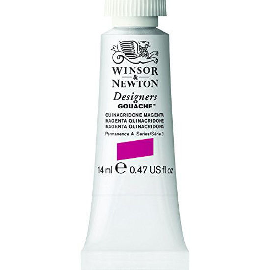 Picture of Winsor & Newton Designers Gouache Tube, 14ml, Quinacridone Magenta