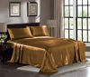 Picture of Pure Bedding Satin Pillowcase 2 Pack - Queen Size (20"x30", Coffee) - Silky Pillow Cases for Hair and Skin - Satin Pillow Covers with Envelope Closure - Extra Soft Premium Microfiber