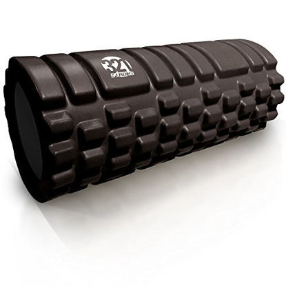 Picture of 321 STRONG Foam Massage Roller - Deep Tissue Massager For Your Muscles & Back, Black