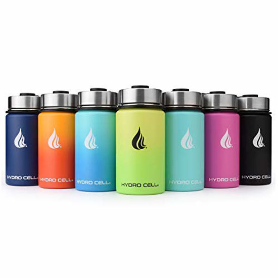 GetUSCart HYDRO CELL Stainless Steel Water Bottle w Straw Wide
