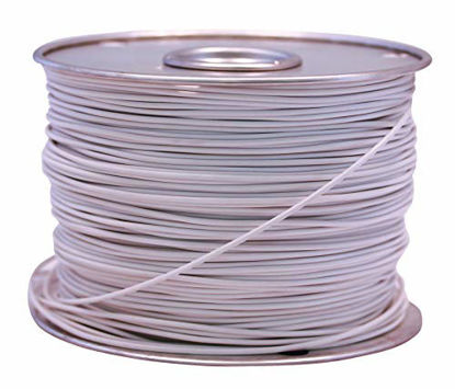 Picture of Southwire 55671423 Primary Wire, 12-Gauge Bulk Spool, 100-Feet, White