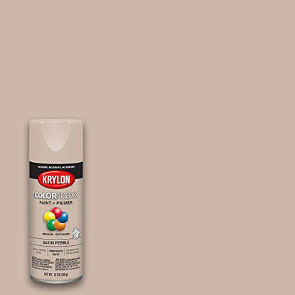 Picture of Krylon K05572007 Colormaxx Spray-Paints, Aerosol, Pebble