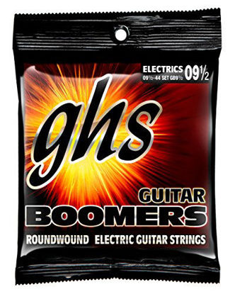 Picture of GHS Strings GB9 1/2 Guitar Boomers, Nickel-Plated Electric Guitar Strings, Extra Light + (.009 1/2-.044)