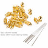 Picture of LUTER 15PCS 0.6mm 3D Printer Nozzles Extruder Nozzles for MK8 + 5 PCS 0.5mm Stainless Steel Nozzle Cleaning Needles for Makerbot Creality CR-10