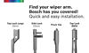 Picture of Bosch ICON 17OE Wiper Blade, Up to 40% Longer Life - 17" (Pack of 1)