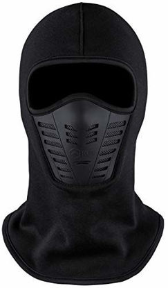Picture of Balaclava Ski Mask - Cold Weather Face Mask with Air Vents for Men & Women - Fleece Hood Snow Gear for Skiing, Snowboarding, Motorcycle Riding & Winter Sports. Ultimate Protection from The Elements.