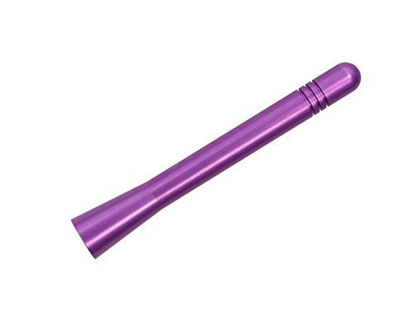 Picture of AntennaMastsRus - Made in USA - 4 Inch Purple Aluminum Antenna is Compatible with Chevrolet Silverado 1500 (2006-2021)