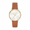 Picture of Michael Kors Women's Stainless Steel Quartz Watch with Leather Strap, Brown, 18 (Model: MK2740)