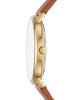 Picture of Michael Kors Women's Stainless Steel Quartz Watch with Leather Strap, Brown, 18 (Model: MK2740)