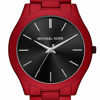 Picture of Michael Kors Men's Slim Runway Quartz Watch with Stainless Steel Strap, Red, 22 (Model: MK8712)