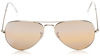 Picture of Ray-Ban RB3025 Classic Aviator Sunglasses, Gold/Yellow, 58 mm