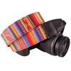 Picture of Wolven Pattern Canvas Camera Neck Shoulder Strap Belt Compatible with All DSLR/SLR/Men/Women etc, Red Stripe Pattern