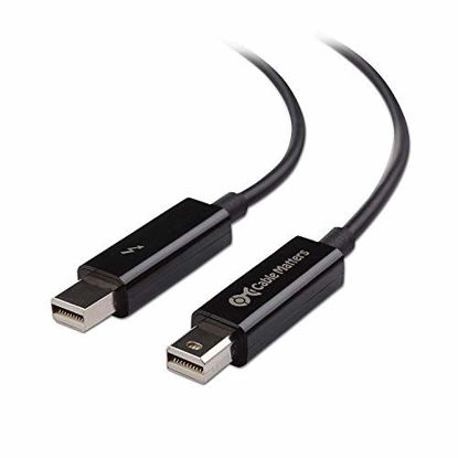 Picture of Cable Matters Certified Thunderbolt Cable (Thunderbolt 2 Cable) in Black 9.8 Feet