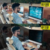 Picture of 22.0 Inch - Computer Privacy Screen Filter for Widescreen Computer Monitors Anti-Glare - Anti-Scratch Protector Film for Data Confidentiality - 16:10 Aspect Ratio - Stop Giving Unrestricted Access