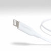 Picture of Amazon Basics Lightning to USB Cable - MFi Certified Apple iPhone Charger, White, 6-Foot (Durability Rated 4,000 Bends)