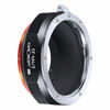 Picture of K&F Concept EOS to M4/3 MFT Olympus Adapter for Canon EF EF-S Mount Lens to M4/3 M43 MFT Mount Camera with Matting Varnish Design for Olympus Pen E-P1 P2 P3 P5 E-PL1 Panasonic Lumix GH1 2 3 4 5