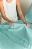 Picture of King Size Sheet Set - 6 Piece Set - Hotel Luxury Bed Sheets - Extra Soft - Deep Pockets - Easy Fit - Breathable & Cooling Sheets - Wrinkle Free - Comfy - Spa Blue Bed Sheets - Kings Sheets - 6 PC
