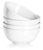 Picture of DOWAN 10 Ounce Small Cereal and Soup Bowls, Sturdy Porcelain Bowl, Dishwasher Microwave Safe, Portion Control Bowls for Ice Cream Dessert Rice, 4.5 Inches, White