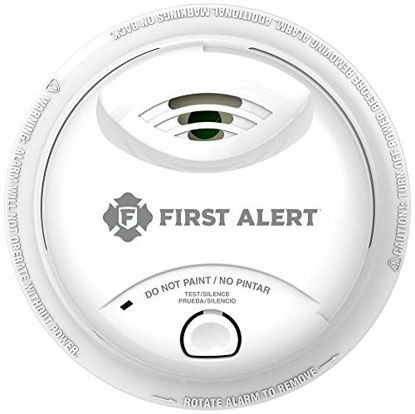 Picture of First Alert 10-Year Ionization sensor Smoke Alarm, 0827B, White
