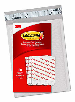 Picture of Command Large Replacement Strips for Indoor Hooks, 20 Strips